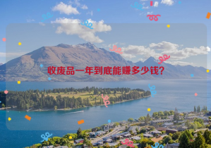 收廢品一年到底能賺多少錢(qián)？