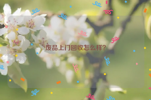 廢品上門回收怎么樣？